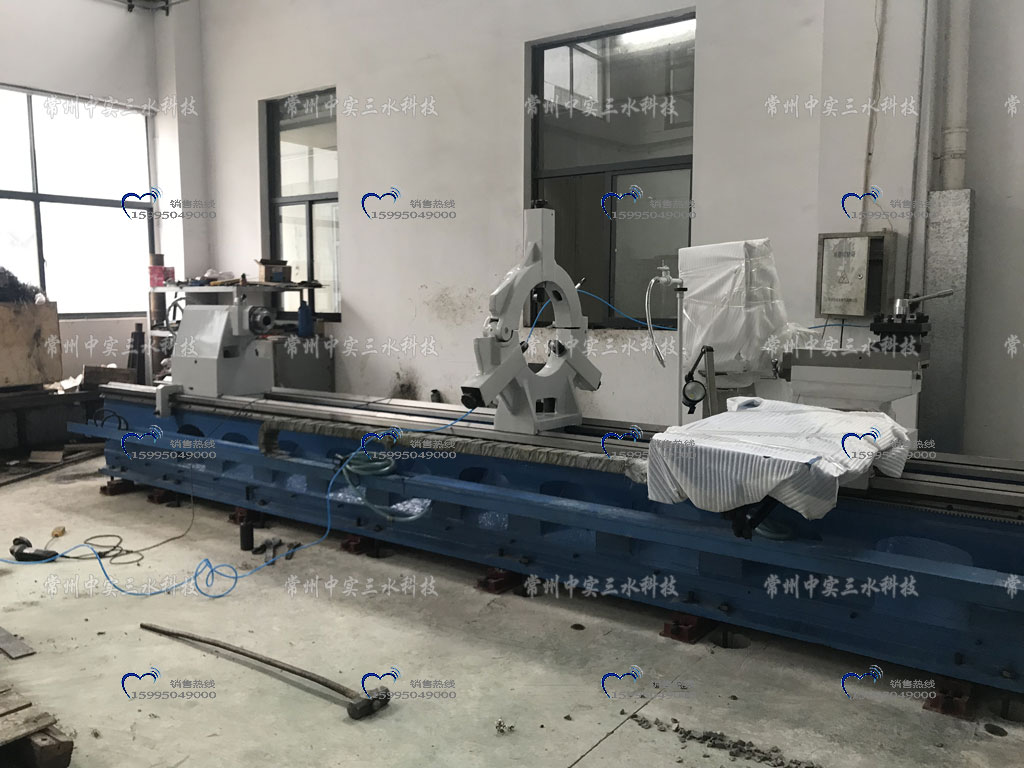 6米高精度數(shù)控機床安裝中1