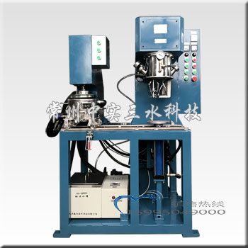 3L真空刮壁行星攪拌機&出料機機臺